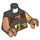 LEGO Black Piglin Brute Minifig Torso (973 / 76382)