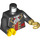 LEGO Noir Pirate Captain Torse avec Crochet (973 / 84638)