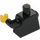 LEGO Black Plain Torso with Black Arms and Yellow Hands (973 / 76382)