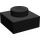 LEGO Noir assiette 1 x 1 (3024 / 30008)