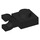 LEGO Black Plate 1 x 1 with Horizontal Clip (Flat Fronted Clip) (6019)