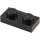 LEGO Black Plate 1 x 2 (3023 / 28653)