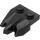 LEGO Schwarz Platte 1 x 2 mit 3 Felsen Claws (27261)