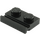 LEGO Black Plate 1 x 2 with Door Rail (32028)