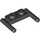 LEGO Black Plate 1 x 2 with Handles (Low Handles) (3839)