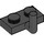 LEGO Schwarz Platte 1 x 2 mit Haken (5 mm horizontaler Arm) (43876 / 88072)