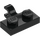 LEGO Schwarz Platte 1 x 2 mit Horizontaler Clip (11476 / 65458)