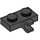 LEGO Schwarz Platte 1 x 2 mit Horizontaler Clip (11476 / 65458)