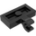 LEGO Noir assiette 1 x 2 avec Agrafe Horizontal (11476 / 65458)