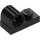 LEGO Black Plate 1 x 2 with Pin Hole (11458)