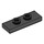 LEGO Svart Plate 1 x 3 med 2 Knotter (34103)