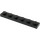 LEGO Sort Plade 1 x 6 (3666)