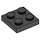 LEGO Negro Placa 2 x 2 (3022 / 94148)