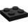 LEGO Schwarz Platte 2 x 2 (3022 / 94148)