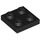 LEGO Black Plate 2 x 2 (3022 / 94148)