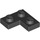 LEGO Black Plate 2 x 2 Corner (2420)