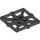 LEGO Noir assiette 2 x 2 avec Barre Cadre Rectangular (30094)
