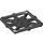 LEGO Black Plate 2 x 2 with Bar Frame Rectangular (30094)