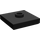 LEGO Schwarz Platte 2 x 2 mit Nut und 1 Center Stud (23893 / 87580)