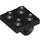 LEGO Noir assiette 2 x 2 avec des trous (2817)