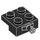 LEGO Zwart Plaat 2 x 2 met Wiel Houder (4488 / 10313)