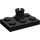 LEGO Noir assiette 2 x 3 avec Helicopter Rotor Titulaire (3462)