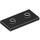 LEGO Svart Plate 2 x 4 med 2 Knotter (65509)