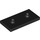 LEGO Svart Plate 2 x 4 med 2 Knotter (65509)