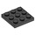 LEGO Schwarz Platte 3 x 3 (11212)