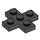 LEGO Black Plate 3 x 3 Cross (15397)