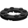 LEGO Black Plate 4 x 4 Round with Cutout (11833 / 28620)