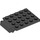 LEGO Negro Placa 4 x 5 Trap Puerta Bisagra curvada (30042)