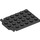 LEGO Zwart Plaat 4 x 6 Trap Deur Plat scharnier (92099)