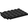 LEGO Schwarz Platte 4 x 6 Trap Tür Flaches Scharnier (92099)