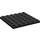 LEGO Noir assiette 6 x 6 (3958)