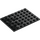 LEGO Black Plate 6 x 8 (3036)