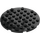 LEGO Black Plate 8 x 8 Round Circle (74611)