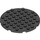 LEGO Zwart Plaat 8 x 8 Ronde Cirkel (74611)