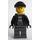 LEGO Černá Vězeň Escapee Helper (Muž) Minifigurka