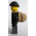 LEGO Svart Fange Escapee Helper (Mann) Minifigur