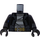 LEGO Black Prisoner Escapee Helper Minifig Torso (973 / 76382)