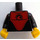 LEGO Black Professional Surfer Minifig Torso (973 / 88585)