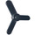 LEGO Schwarz Propeller 3 Klinge 4 Durchmesser (2421 / 28969)