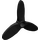 LEGO Zwart Propeller met 3 Messen (4617)