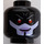 LEGO Black Proxima Midnight Minifigure Head (Recessed Solid Stud) (3626 / 37612)