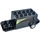 LEGO Zwart Pullback Motor 4 x 8 x 2.33 met Limoen &#039;V8&#039; Patroon aan Both Zijkanten Sticker (47715)