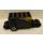 LEGO Zwart Pullback Motor 4 x 8 x 2.33 met Oranje, Wit en Zwart Vlam (Both Sides) Sticker (47715)
