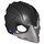 LEGO Noir Raven Masquer avec Gris Le bec et Argent Eyepatch (12550 / 12848)