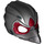 LEGO Black Raven Mask with Silver Beak and Red Markings (12550 / 12845)