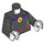 LEGO Schwarz Raven Minifig Torso (973 / 76382)